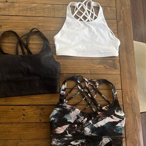 Lululemon sports bras size 4 bundle